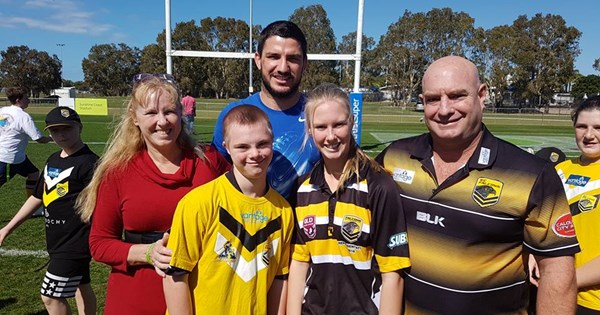 Down Syndrome athlete scores in 1st grade debut | QRL