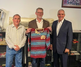 Gorman’s famous jersey comes to rest at QRL, 100 years on