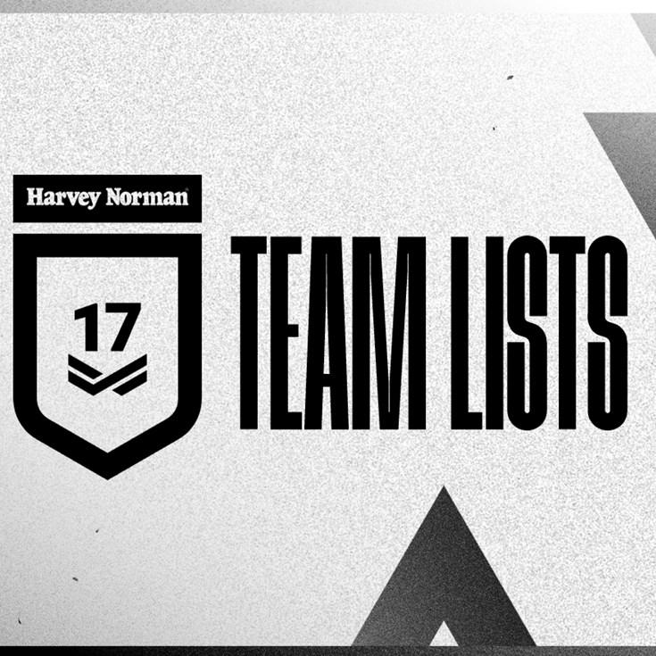Round 2 Harvey Norman Under 17 team lists