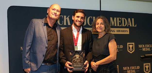 Pelgrave takes top honour at Nick Euclid Medal Awards Night