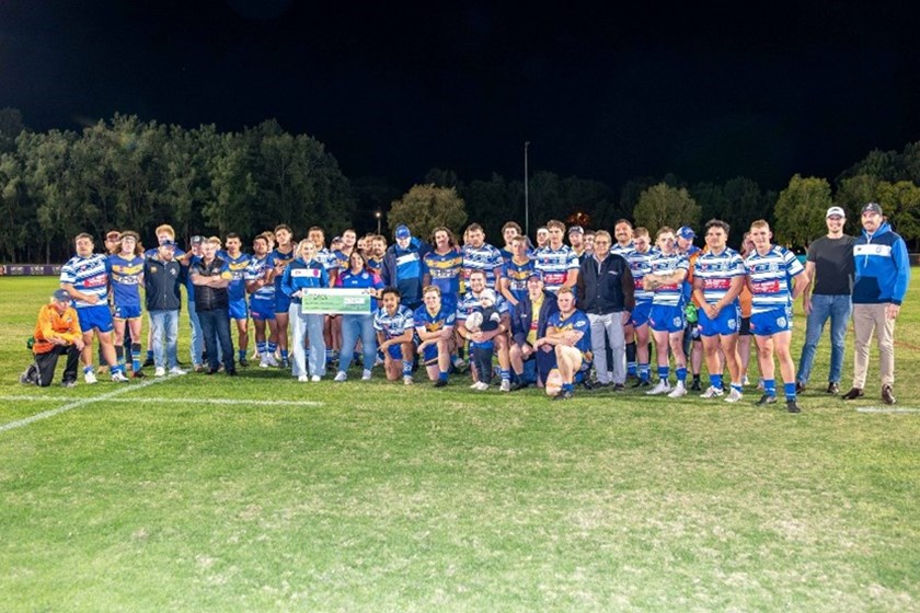 Brothers after winning their Mental Health Awareness Round A grade match with Norths.