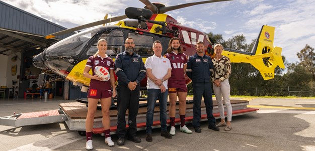 Maroons and Westpac help raise vital funds for Queensland choppers