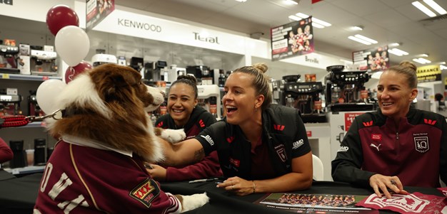 In pictures: Maroons meet and greet at Harvey Norman