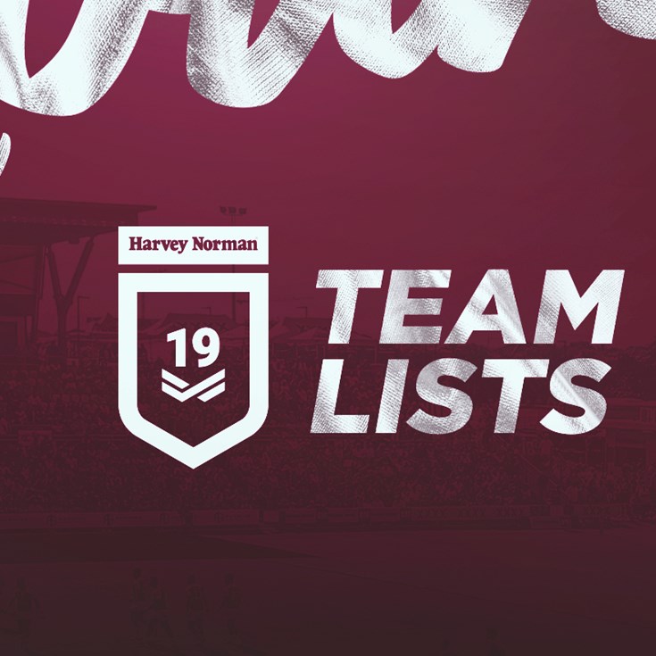 Round 6 Harvey Norman Under 19s team lists