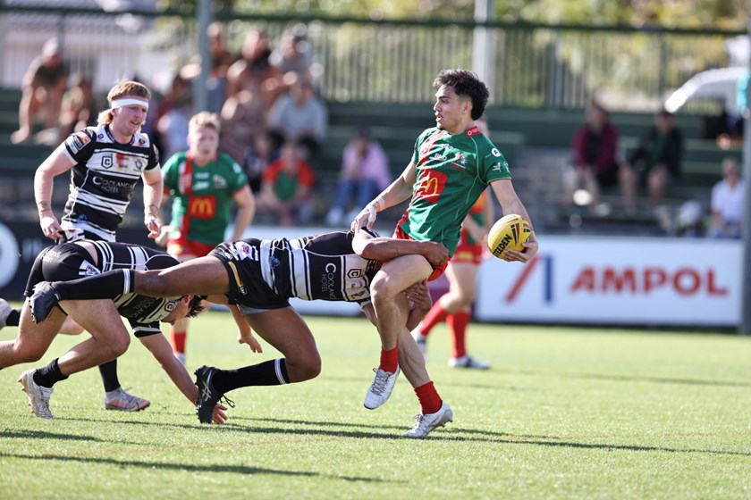 Wynnum Manly Seagulls in action against Tweed Seagulls. Photo: Jim O'Reilly / QRL