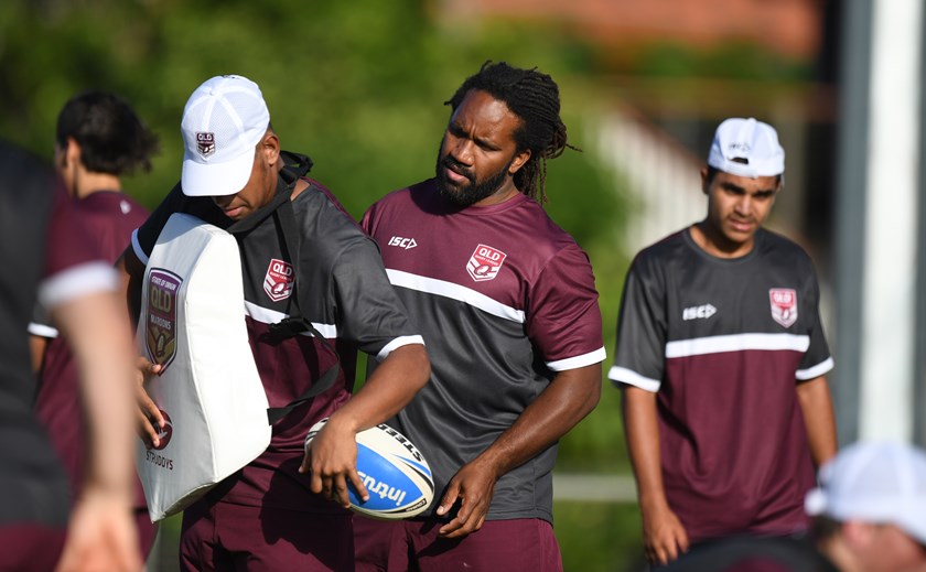 Queensland Murri Under 16 assistant coach Jardine Bobongie. Photo: QRL Media NRL Images