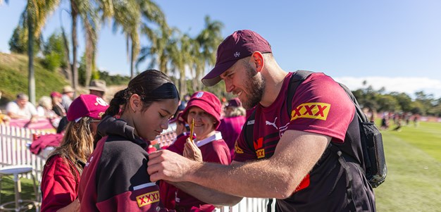 In pictures: Fans flock to Maroons training session