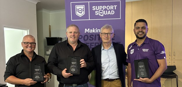 'Made me a better coach': Support Squad award winner Raithby honoured