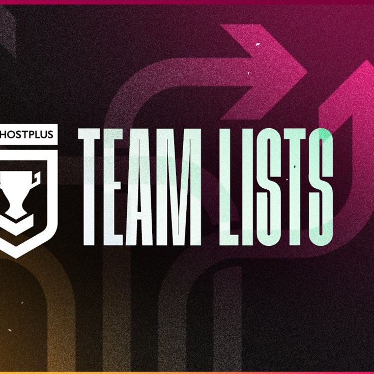 Round 14B Hostplus Cup team lists