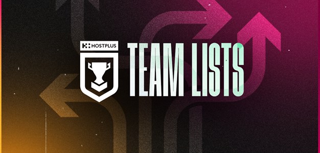 Round 21 Hostplus Cup team lists