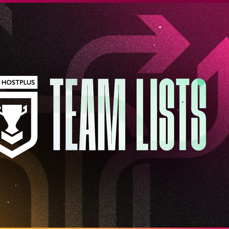 Round 21 Hostplus Cup team lists