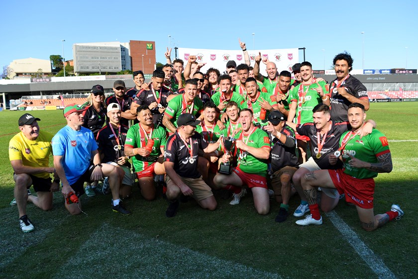 Wynnum Manly Juniors' reserve grade premiers. Photo: Vanessa Hafner