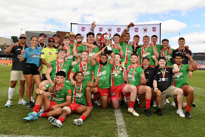 Wynnum Manly Juniors under 21 premiers. Photo: Vanessa Hafner