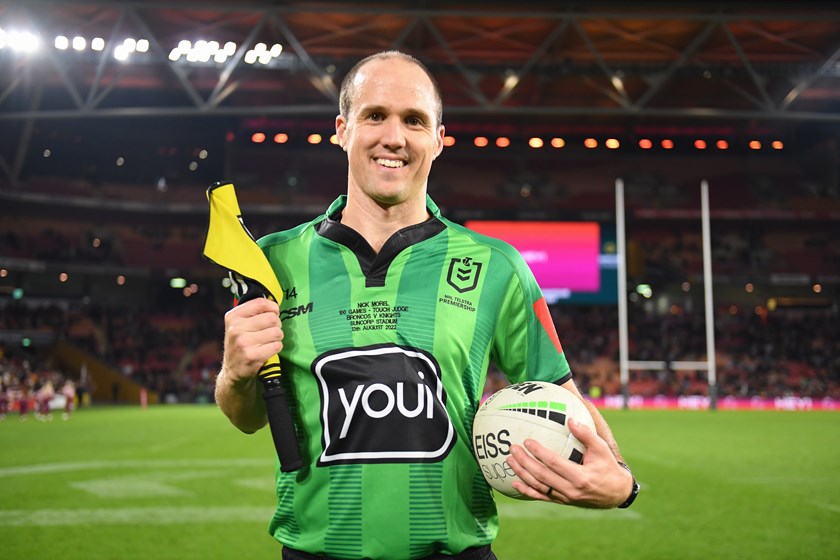 Hitting 100 games. Photo: NRL Imagery