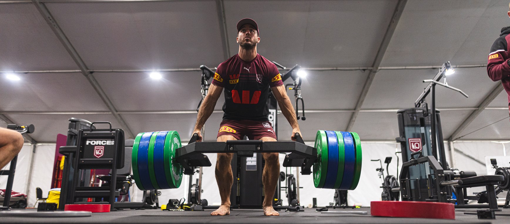 In pictures: Maroons hit the gym ahead of Game II
