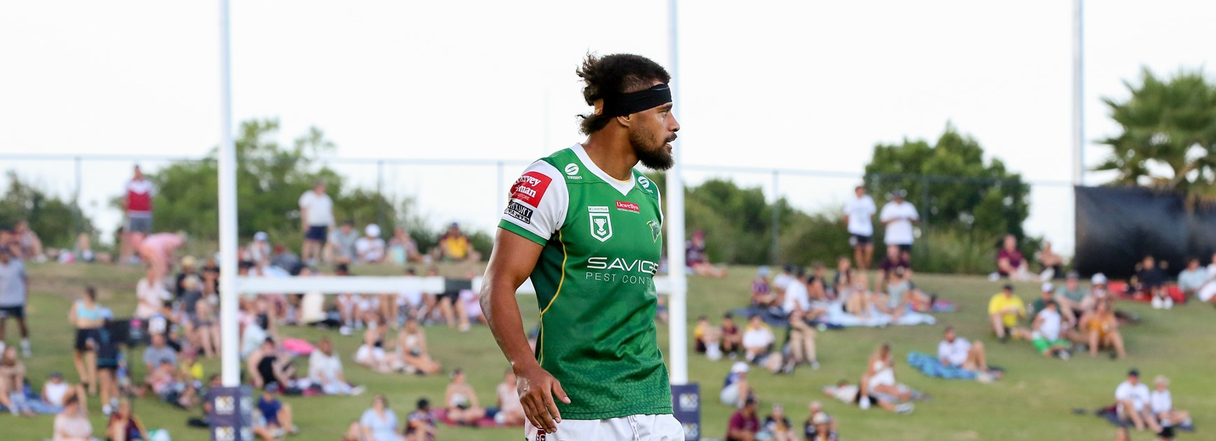 Ratu Jilivecevece in a trial for the Ipswich Jets. Photo: Rikki-Lee Arnold/QRL