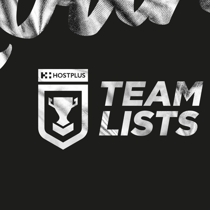 Round 9 Hostplus Cup team lists