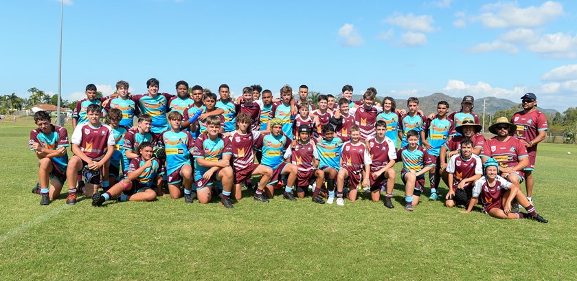 Kids from Townsville's RISE carnival, held this week. Photo: Scott Radford-Chisholm/QRL