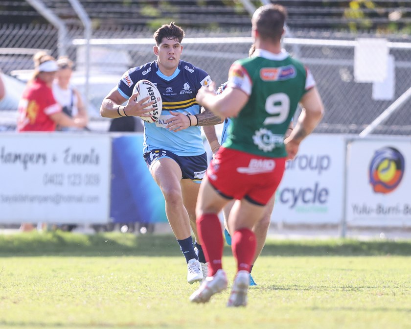 During the season, against Wynnum Manly Seagulls. 