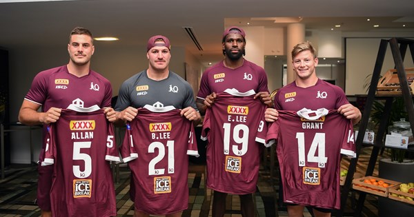 QRL launch 2020 Maroons jersey as youth and past greats combine