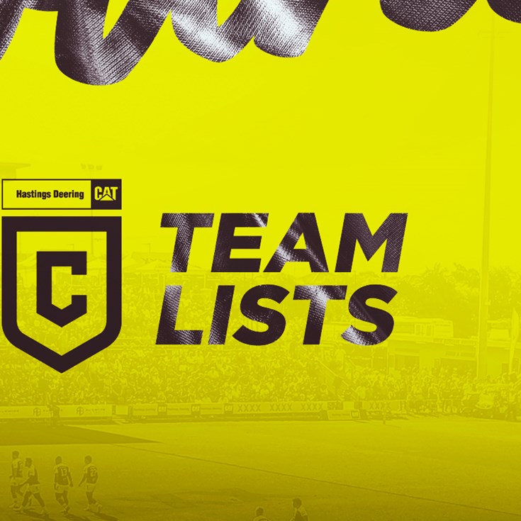 Round 15 Hastings Deering Colts team lists