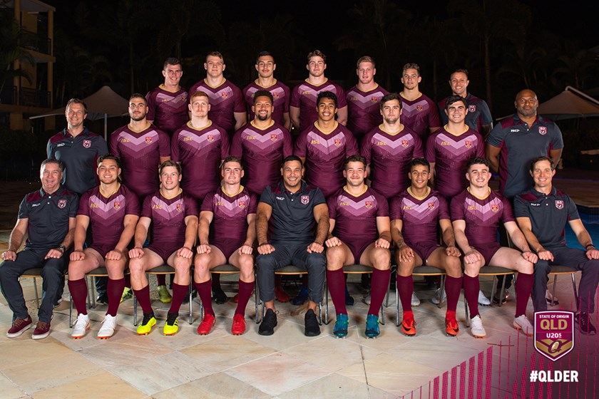 The 2018 Queensland Under 20 side. Photo: QRL