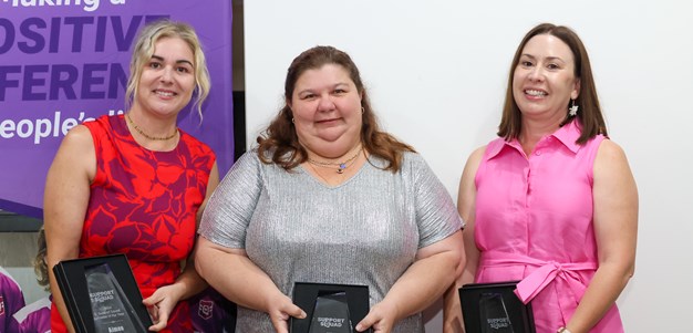 QRL Central Support Squad Awards winners empower others to get on board