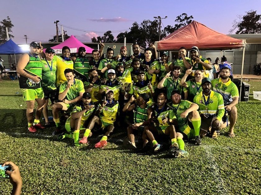 The Weipa Raiders after their Western Cape grand final win. 