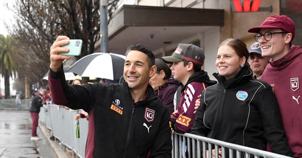 Maroons set to inspire Cairns region ahead of crucial Origin clash