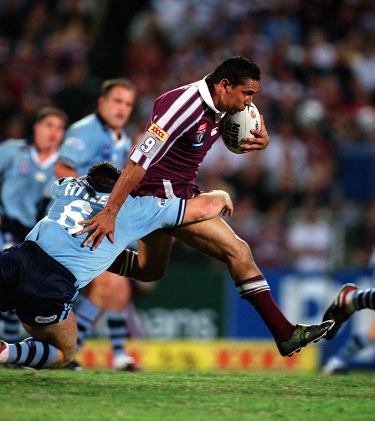 John Doyle, pictured in action for Queensland in 2001, is coaching the Queensland Outback men's side.