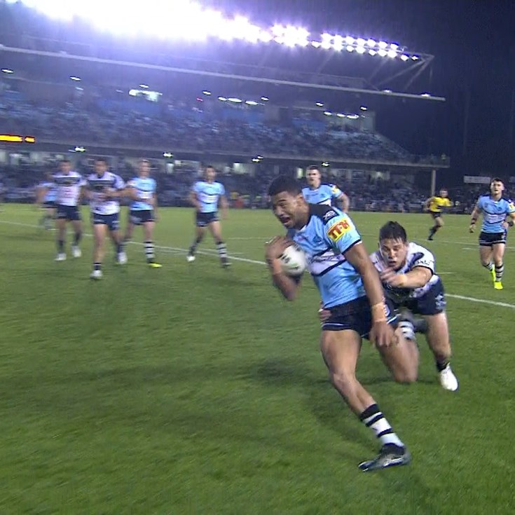 Mulitalo gets over for his first NRL try