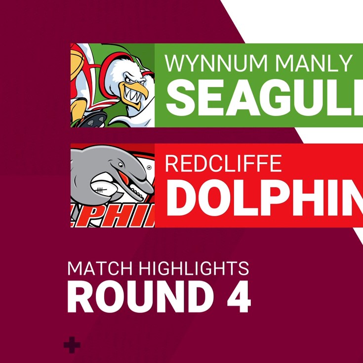 Round 4 highlights: Wynnum Manly v Redcliffe