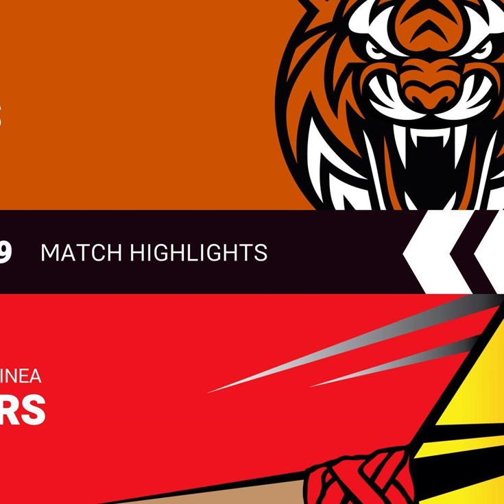 Round 19 feature game highlights: Tigers v Hunters