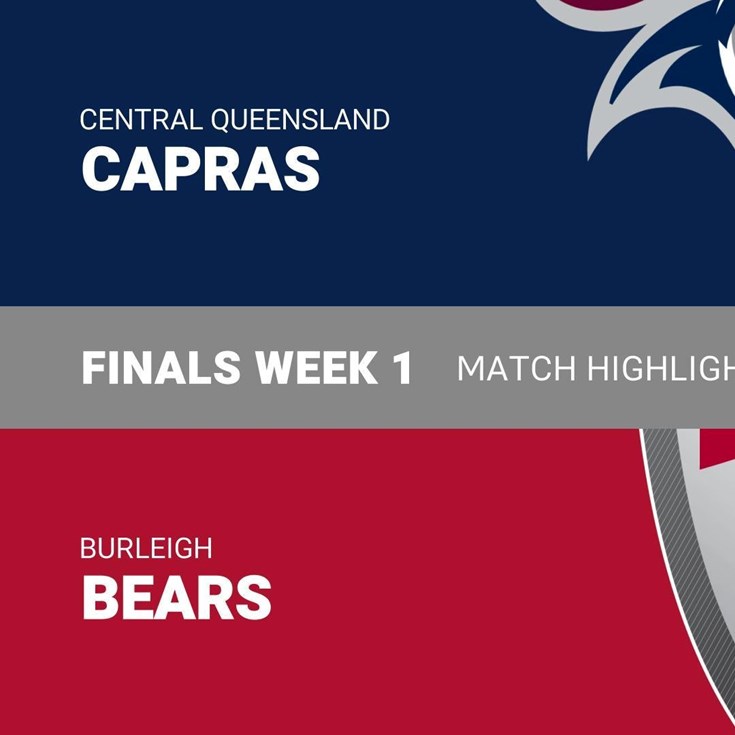 Finals Week 1 highlights: Capras v Bears