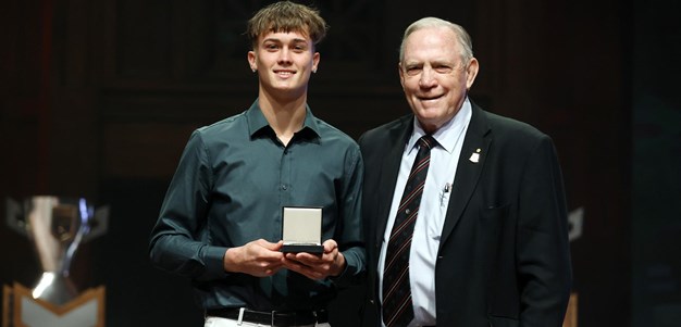 Inaugural Des Morris Medal winner: Tom Parker