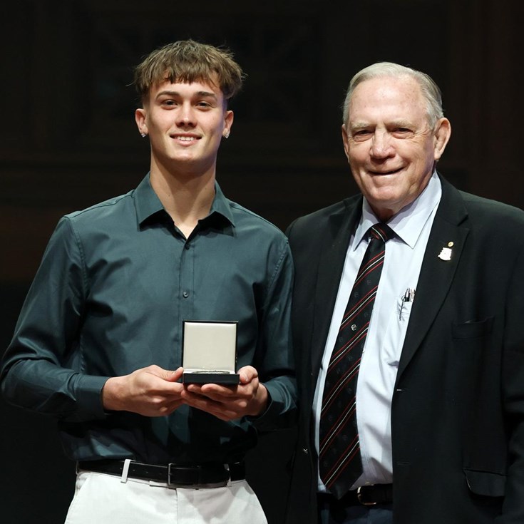 Inaugural Des Morris Medal winner: Tom Parker