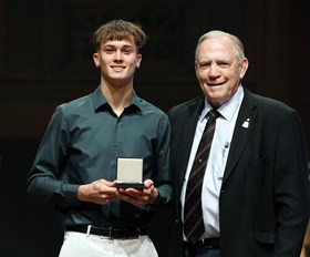 Inaugural Des Morris Medal winner: Tom Parker