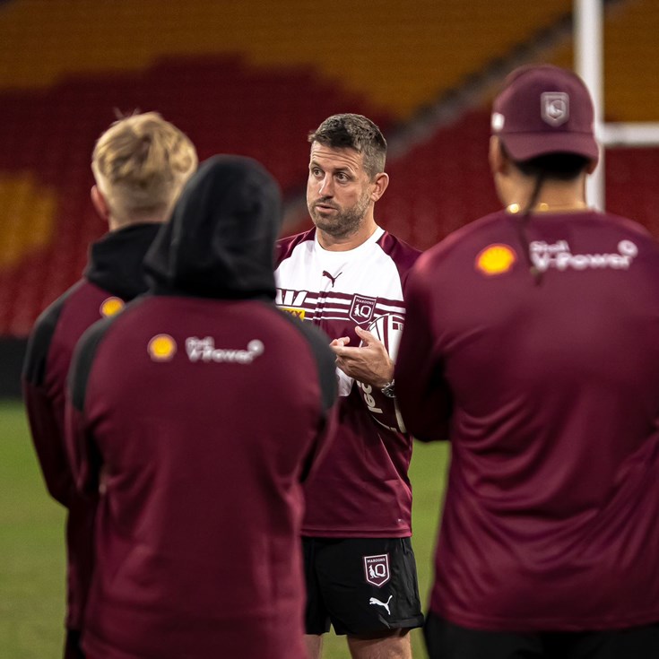 Media conference: Maroons assistant coach Josh Hannay