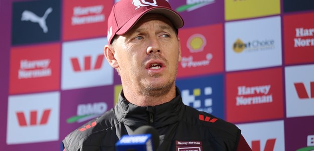 Media conference: Maroons assistant coach Nathan Cross