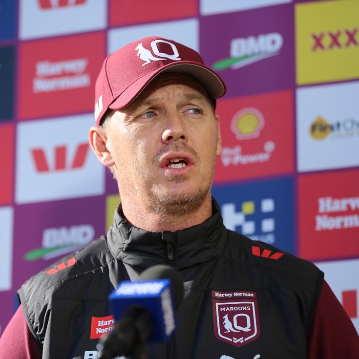 Media conference: Maroons assistant coach Nathan Cross